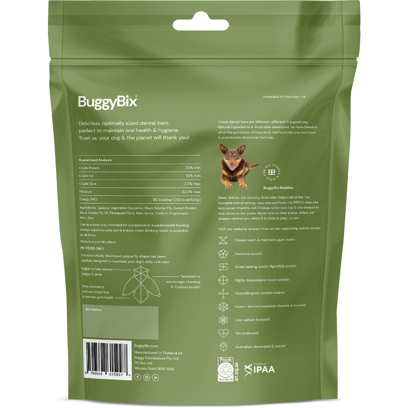 Eco-Protein Dental Bars (Large Dogs over 25kg)